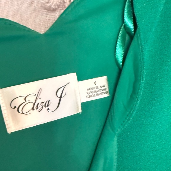 Eliza J Green Scalloped Sheath Dress size 6 NWT* - Picture 9 of 12